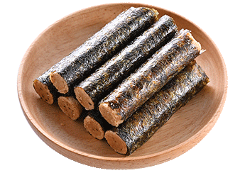 Salty egg seaweed rolls