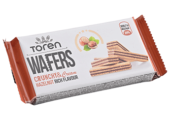 Hazelnut wafers